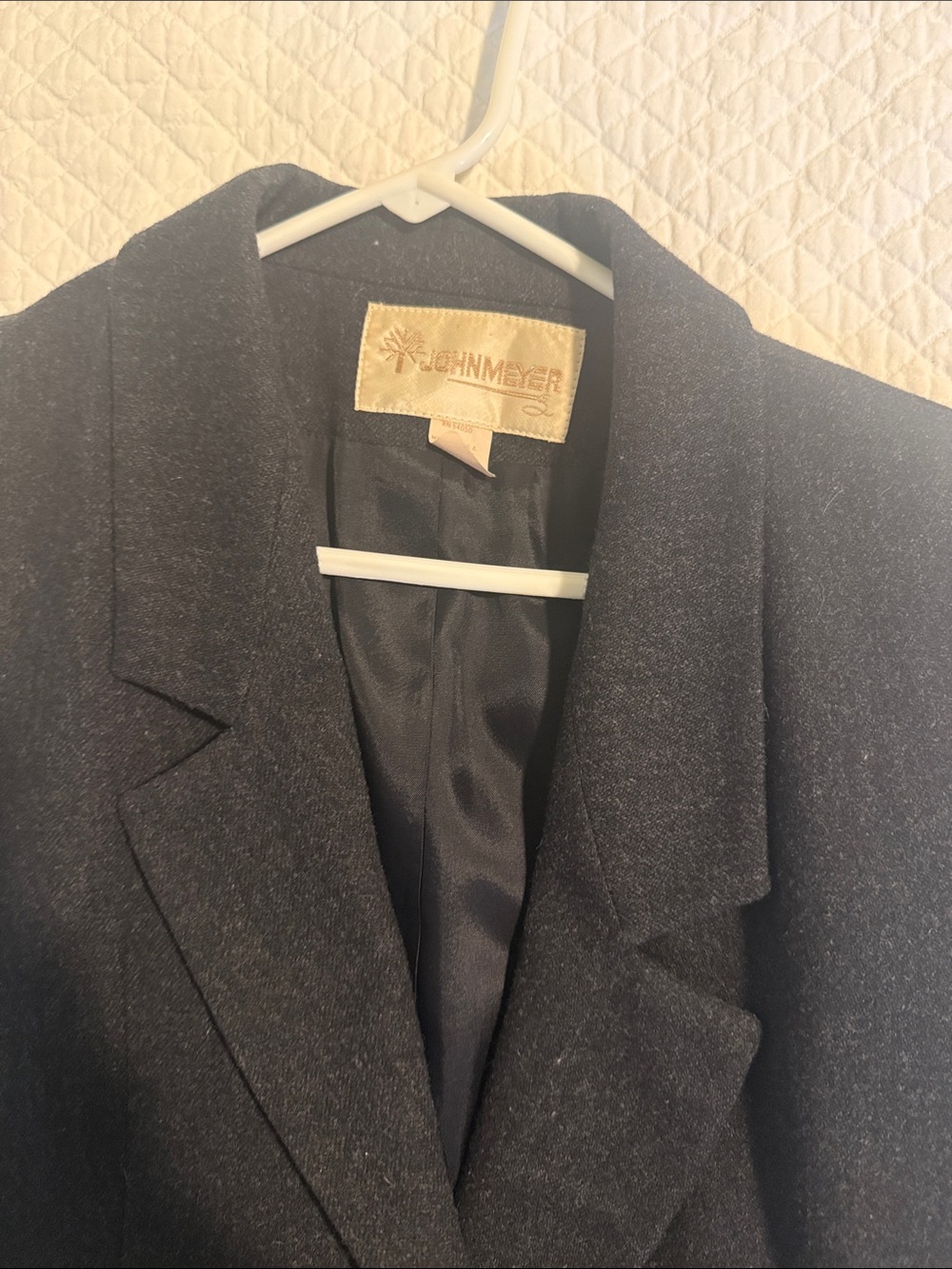 John Meyer Women's Charcoal Tailored Blazer